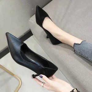 new pointed toe pumps women's stiletto heels